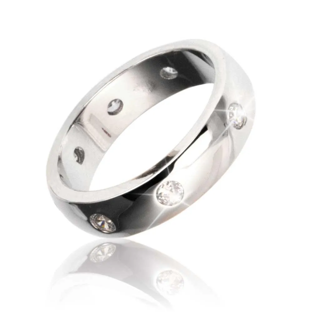 Puccini Ring Rhodium