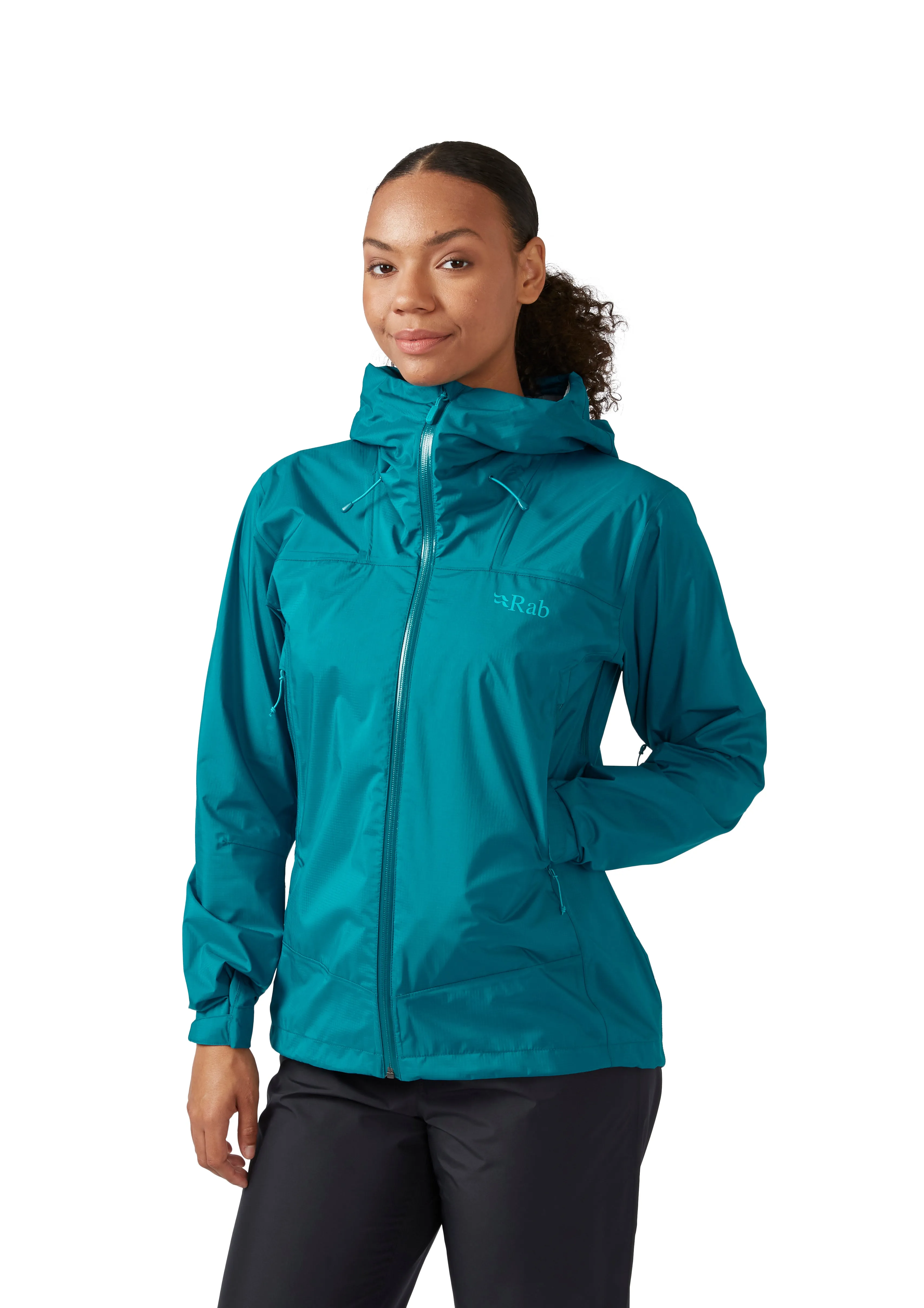 Rab Women's Downpour Plus 2.0 Waterproof Jacket (Ultramarine)