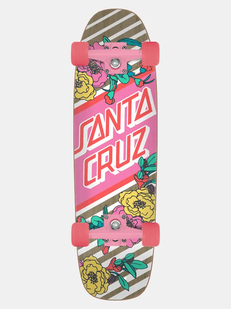 Santa Cruz Floral Stripe Street Skate 8.4x29.4 Street Cruzer