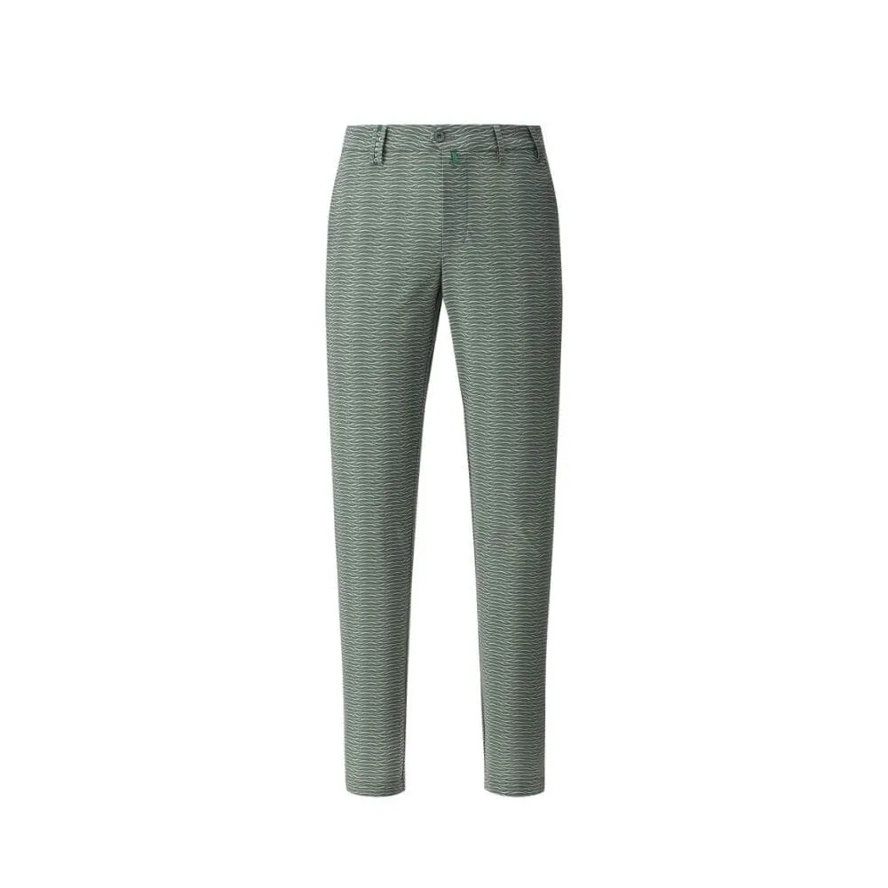 START | 4 WAY STRETCH WELT POCKET PRINTED TROUSERS | FINAL SALE