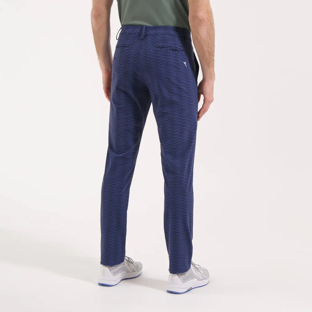 START | 4 WAY STRETCH WELT POCKET PRINTED TROUSERS | FINAL SALE