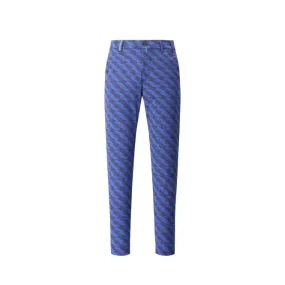 START | 4 WAY STRETCH WELT POCKET PRINTED TROUSERS | FINAL SALE