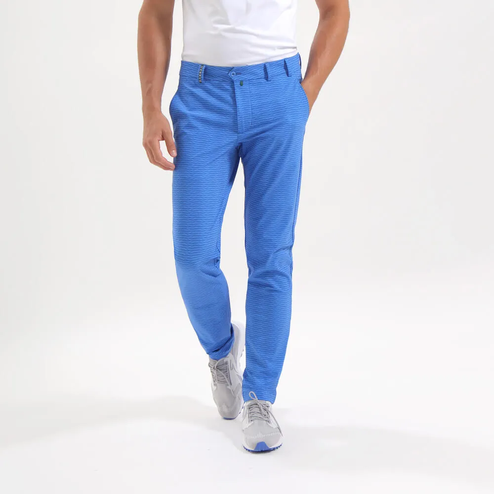 START | 4 WAY STRETCH WELT POCKET PRINTED TROUSERS | FINAL SALE