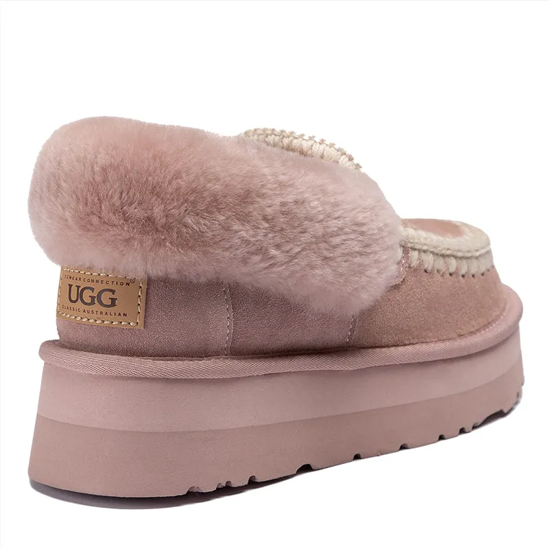 UGG Ankle Platform Moccasins