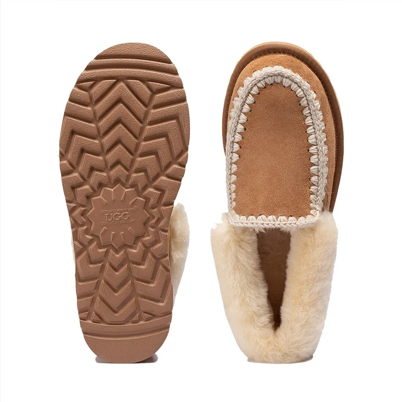 UGG Ankle Platform Moccasins