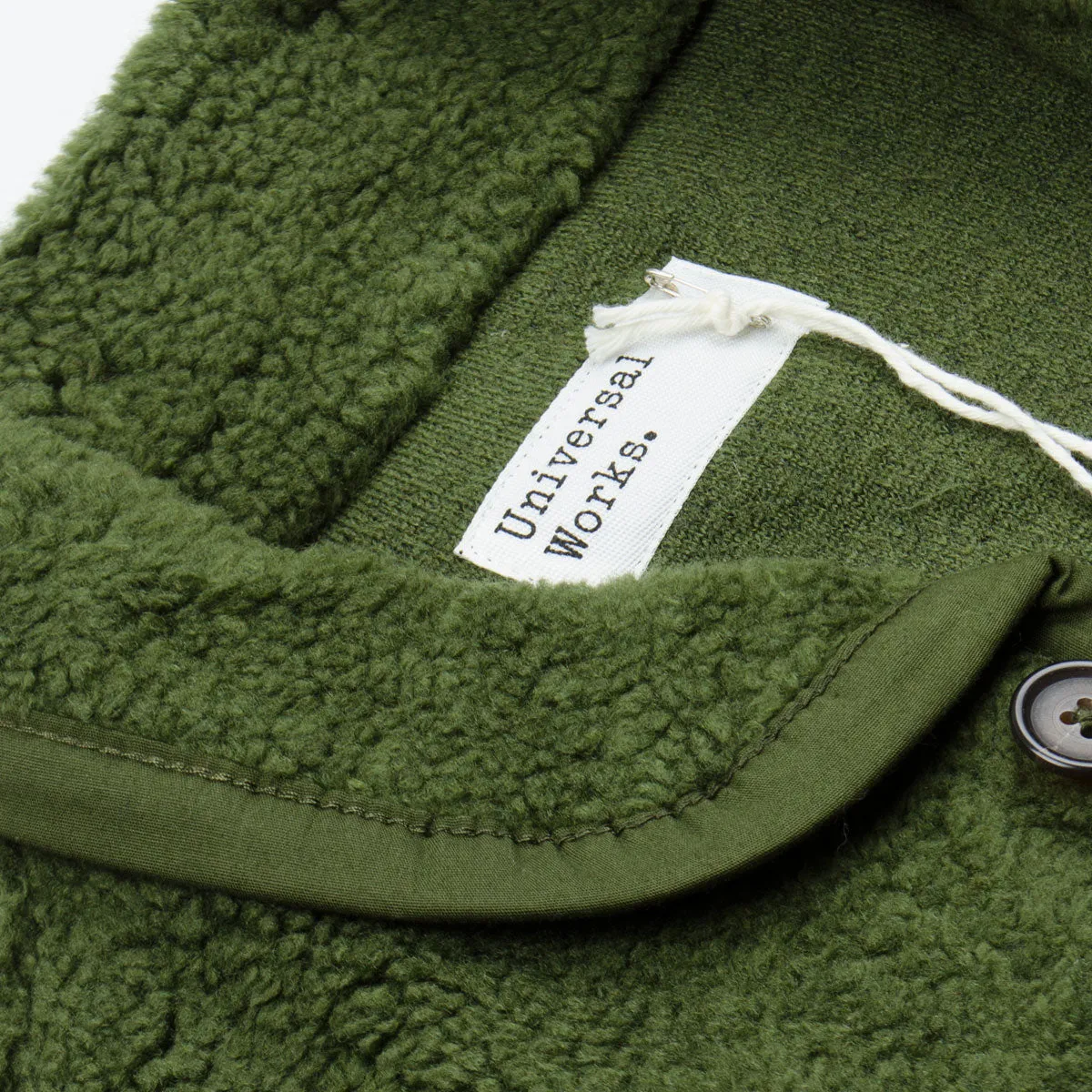 Universal Works - Lancaster Jacket Mountain Fleece - Olive