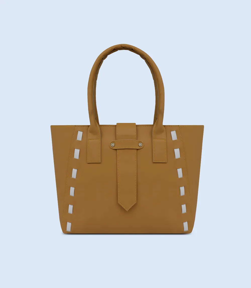 WB2388-MUSTARD-Women Shoulder Bag